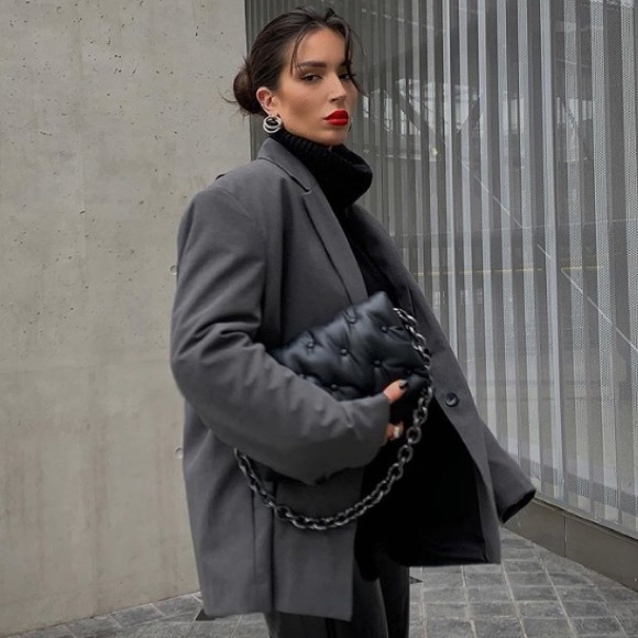 NWT Zara Quilted Maxi Crossbody Bag - Picture 2 of 16